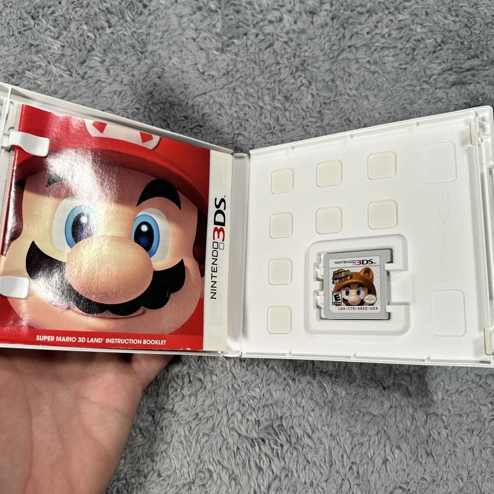 Super Mario 3D Land (3DS, 2011) Complete In Box With Manual Inserts CIB